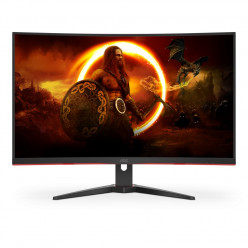 31.5- AOC VA LED CQ32G2SE/BK Curved QHD Black (1ms, 3000:1, 250cd, 2560x1440, 178°/178°, Refresh Rate 165Hz, Curveture 1500R, 2 x HDMI2.0, DisplayPort, AMD Freesync Premium, Audio Line-out, Speakers 2 x 5W, Height Adjustment, VESA)